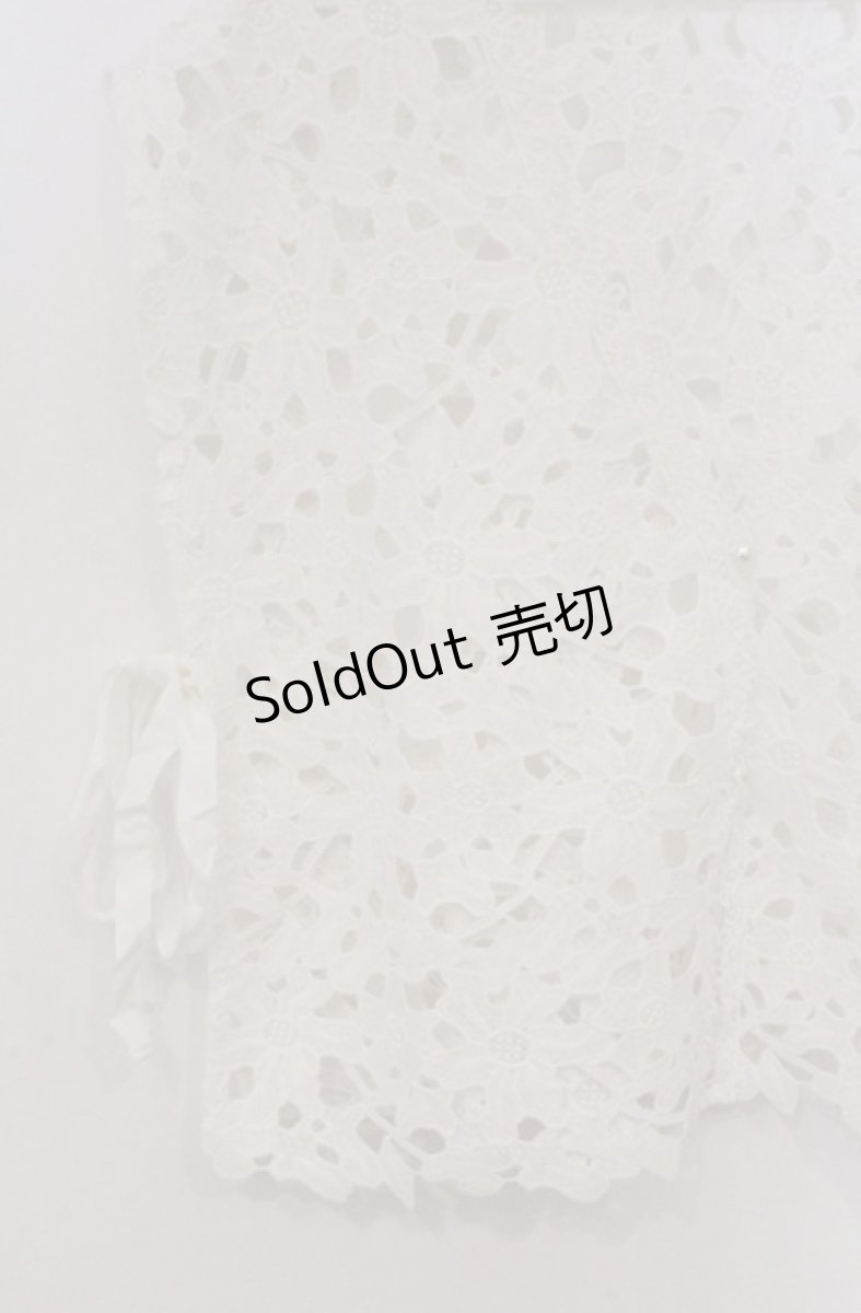 画像2: axes femme / ケミカルレースベスト  オフ O-26-03-16-059-AX-TO-IG-OS (2)