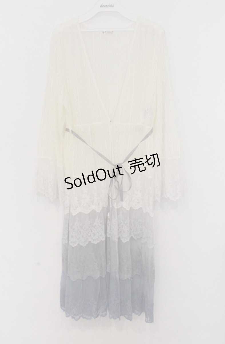 画像1: axes femme / グラデーションレースガウン  ブルー系 O-26-03-16-060-AX-TO-IG-OS (1)