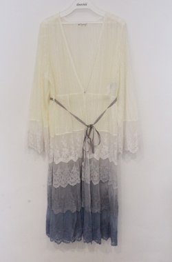 画像1: axes femme / グラデーションレースガウン  ブルー系 O-26-03-16-060-AX-TO-IG-OS