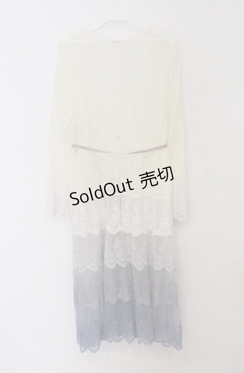 画像3: axes femme / グラデーションレースガウン  ブルー系 O-26-03-16-060-AX-TO-IG-OS (3)