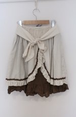 画像3: axes femme POETIQUE / Disneyラプンツェル/ハイウエスト刺繍スカート M アイボリー O-26-03-16-008-AX-SK-OW-OS (3)