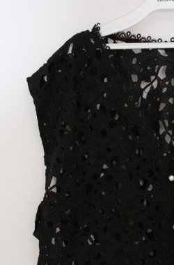 画像2: axes femme / ケミカルレースベスト  クロ O-26-03-16-062-AX-TO-IG-OS