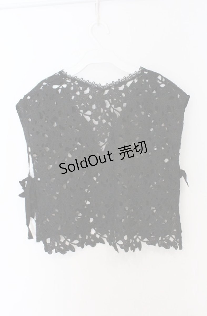 画像3: axes femme / ケミカルレースベスト  クロ O-26-03-16-062-AX-TO-IG-OS (3)