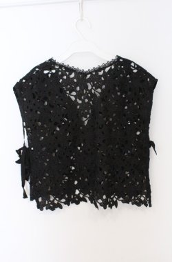 画像3: axes femme / ケミカルレースベスト  クロ O-26-03-16-062-AX-TO-IG-OS