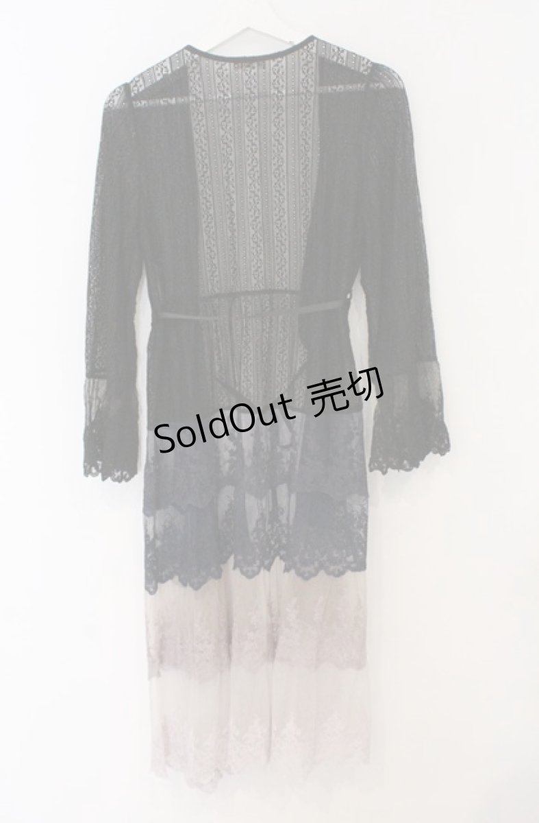 画像3: axes femme / グラデーションレースガウン  ネイビー系 O-26-03-16-065-AX-TO-IG-OS (3)