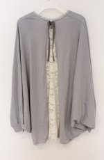 画像3: axes femme / UVカットドルマンカーディガン  サックス O-26-03-16-066-AX-TO-IG-OS (3)