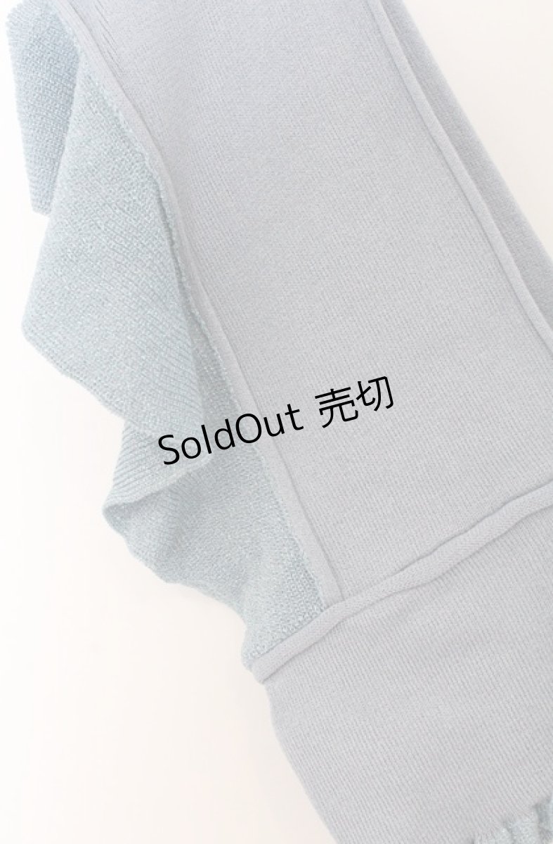 画像2: axes femme POETIQUE / ラメニットビスチェ M サックス O-26-03-16-068-AX-TO-IG-OS (2)