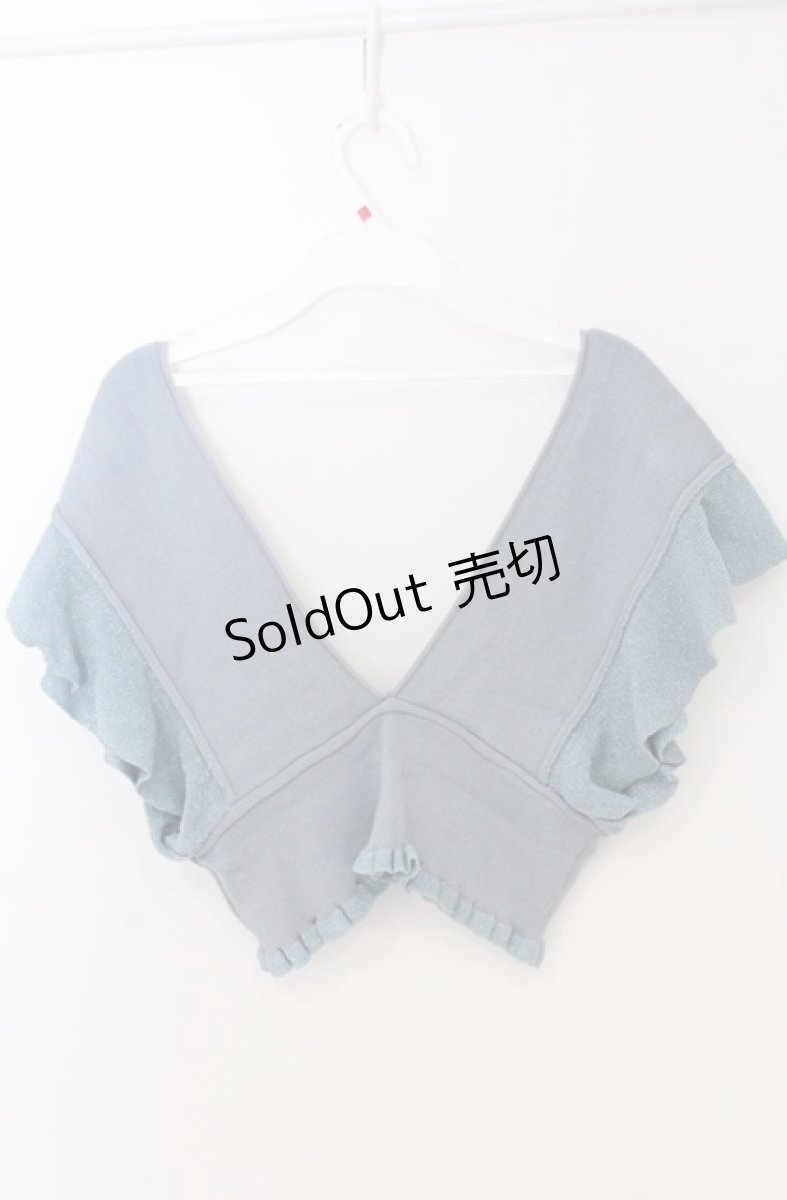 画像3: axes femme POETIQUE / ラメニットビスチェ M サックス O-26-03-16-068-AX-TO-IG-OS (3)