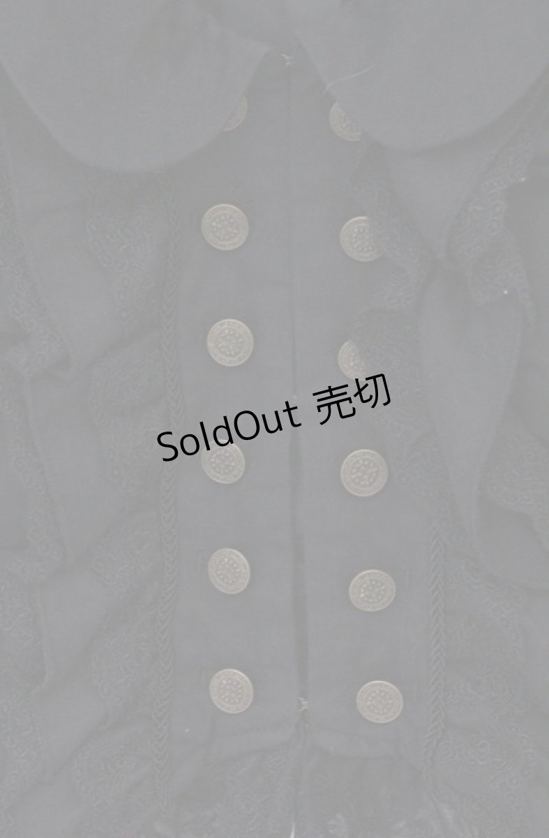 画像2: axes femme / ブローチ付きベスト  クロ O-26-03-16-072-AX-TO-IG-OS (2)