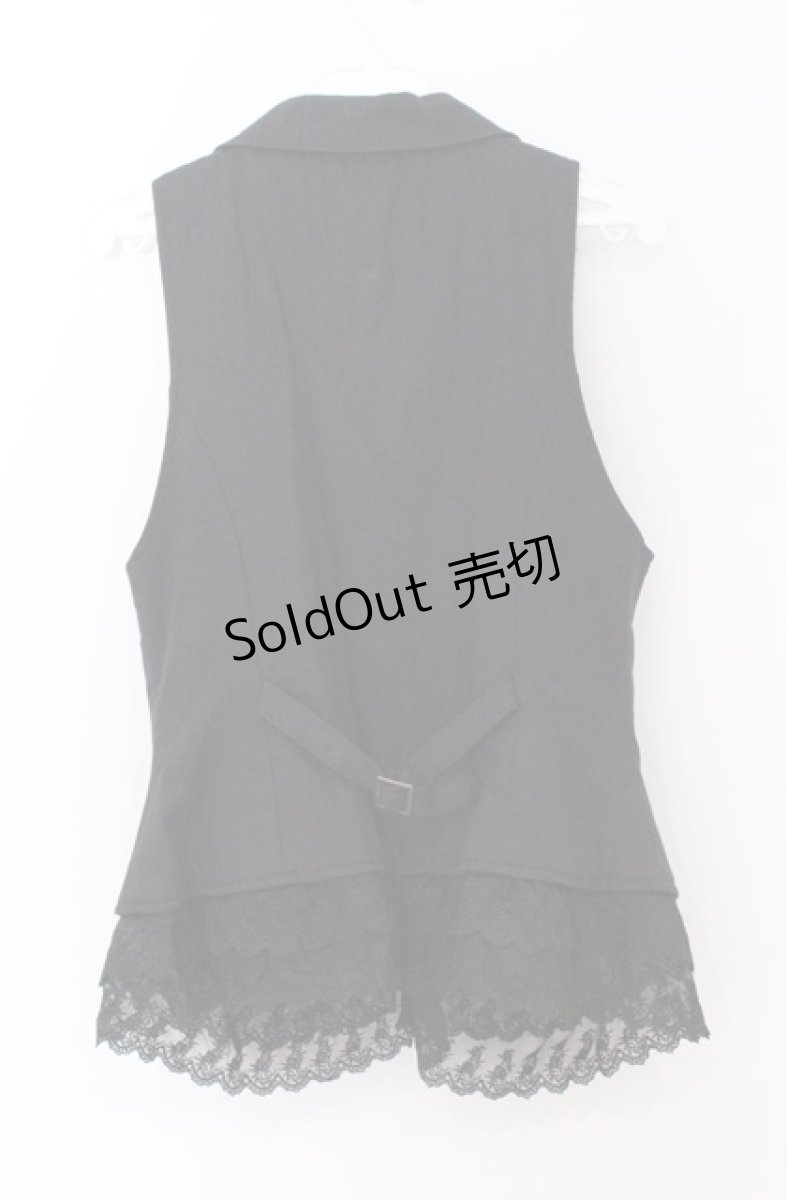 画像3: axes femme / ブローチ付きベスト  クロ O-26-03-16-072-AX-TO-IG-OS (3)