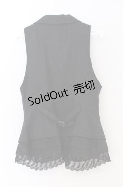 画像3: axes femme / ブローチ付きベスト  クロ O-26-03-16-072-AX-TO-IG-OS