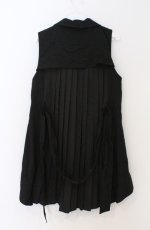 画像3: axes femme POETIQUE / バックプリーツロングベスト  クロ O-26-03-16-073-AX-TO-IG-OS (3)