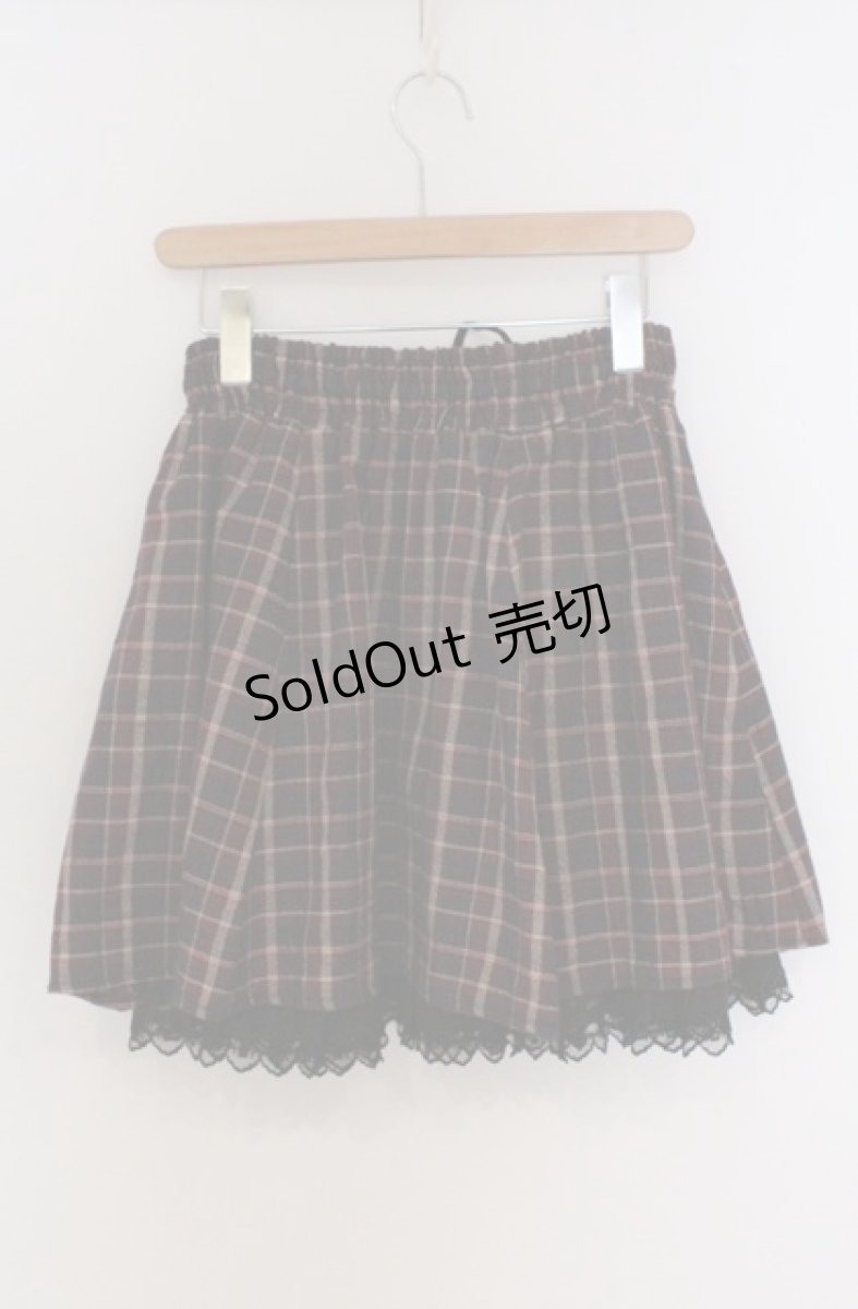 画像3: axes femme / チェックスカート M ワイン O-26-03-16-009-AX-SK-OW-OS (3)
