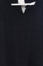 画像2: axes femme / バックリボンニットベスト M ネイビー O-26-03-16-076-AX-TO-IG-OS (2)