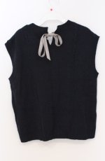 画像3: axes femme / バックリボンニットベスト M ネイビー O-26-03-16-076-AX-TO-IG-OS (3)