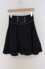 画像1: axes femme / ボタン配色スカート M ネイビー O-26-03-16-010-AX-SK-OW-OS (1)