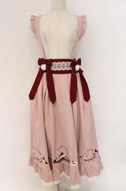 画像2: Amavel / うさいちごの和菓子ロングスカート  ピンク O-26-03-16-080-CA-SK-IG-OS