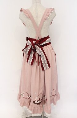 画像4: Amavel / うさいちごの和菓子ロングスカート  ピンク O-26-03-16-080-CA-SK-IG-OS