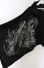 画像2: Qutie Frash / 肩あきポンチョ  ブラック O-26-03-16-083-QU-TO-OW-OS (2)