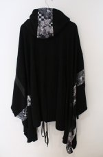 画像3: Qutie Frash / 着物パーカー F ブラック O-26-03-16-084-QU-CO-OW-OS (3)