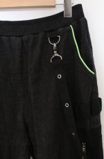 画像2: Qutie Frash / カーゴパンツ M ブラック×ネオングリーン O-26-03-16-087-QU-PA-OW-OS (2)