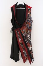 画像1: Qutie Frash / 着物チュニック  レッド O-26-03-16-090-QU-TO-OW-OS (1)