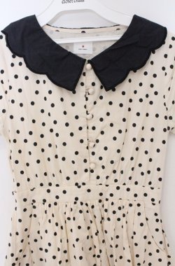 画像2: merry jenny / ドットスカラップワンピース F アイボリー O-26-03-16-091-LO-OP-OW-OS