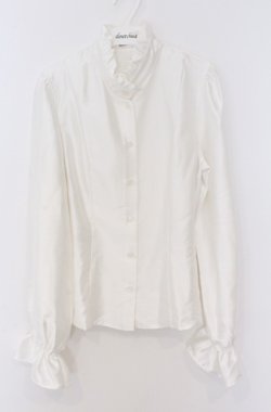 画像5: Moi-meme-Moitie / ストライプジャボ付きブラウス  ホワイト O-26-03-16-095-MO-BL-OW-OS