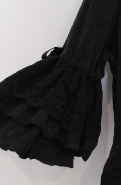 画像3: MARBLE / カメオタイ付きパールデコレーションクラシックブラウス M ブラック O-26-03-16-097-GO-BL-OW-OS