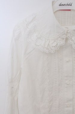 画像2: BABY,THE STARS SHINE BRIGHT / 後ろピンタックブラウス  シロ O-26-03-16-100-BA-BL-OW-OS