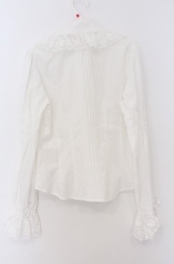 画像4: BABY,THE STARS SHINE BRIGHT / 後ろピンタックブラウス  シロ O-26-03-16-100-BA-BL-OW-OS