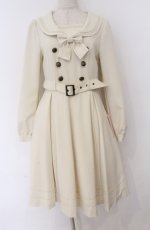 画像1: metamorphose / 長袖セーラーリボンワンピース 1 アイボリー O-26-03-16-101-ME-OP-OW-OS (1)