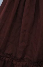 画像3: axes femme / ドットシャーリングスカート M ワイン O-26-03-16-012-AX-SK-OW-OS (3)