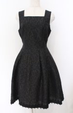 画像1: Moi-meme-Moitie / Lilyレースジャンパースカート F ブラック O-26-03-16-102-MO-OP-OW-OS (1)
