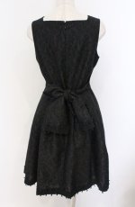 画像3: Moi-meme-Moitie / Lilyレースジャンパースカート F ブラック O-26-03-16-102-MO-OP-OW-OS (3)