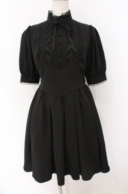 画像1: ATELIER PIERROT / Haunted Dollドレス  ブラック O-26-03-16-104-EL-OP-OW-OS