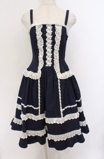 ALICE and the PIRATES / ミランダジャンパースカート コン×シロレース