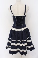 画像3: ALICE and the PIRATES / ミランダジャンパースカート  コン×シロレース O-26-03-16-105-PA-OP-OW-OS (3)