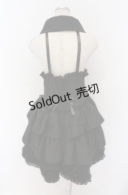 画像4: MARBLE / ラウンド衿付きコルセット型ワンピース  ブラック O-26-03-16-106-GO-OP-OW-OS