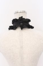 画像3: MARBLE / リボンブローチ付きパール連タイ  ブラック O-26-03-16-107-GO-ZA-OW-OS (3)