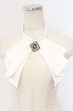 画像1: Sheglit / "Ulysses"タックジャボ  ホワイト O-26-03-16-108-EL-ZA-OW-OS (1)