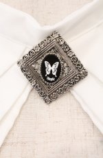 画像2: Sheglit / "Ulysses"タックジャボ  ホワイト O-26-03-16-108-EL-ZA-OW-OS (2)