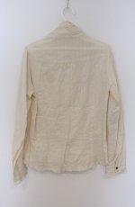 画像2: axes femme / ストライプタイ付きブラウス M キナリ O-26-03-16-002-AX-BL-OW-OS (2)