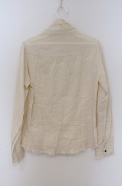 画像2: axes femme / ストライプタイ付きブラウス M キナリ O-26-03-16-002-AX-BL-OW-OS