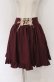 画像1: Amavel / BACKフリルレースUPサリバンスカート M ワイン O-26-03-16-016-CA-SK-OW-OS (1)