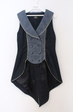 画像1: ALICE and the PIRATES / シャイニードロップベスト  ネイビー O-26-03-16-017-PA-JA-OW-OS (1)