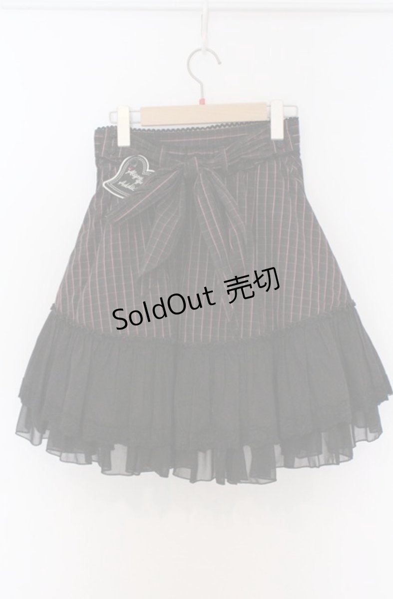 画像3: ALGONQUINS / ADDICTION　エンブレムptスカート F ピンク×ブラック O-26-03-16-018-AL-SK-OW-OS (3)