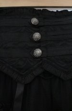 画像2: ALGONQUINS / コルセットパーツ付きパニエスカート F ブラック O-26-03-16-020-AL-SK-OW-OS (2)