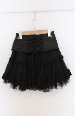 画像3: ALGONQUINS / コルセットパーツ付きパニエスカート F ブラック O-26-03-16-020-AL-SK-OW-OS (3)