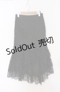 BPN / レースアップマーメイドスカート M ブラック O-26-03-16-021-GO-SK-OW-OS